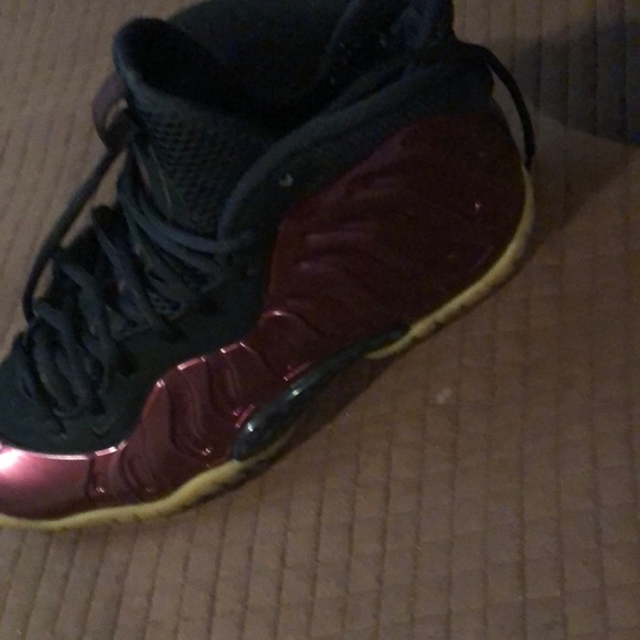 Nike Little Posite One GS 'Night Maroon’ - Picture 4 of 8